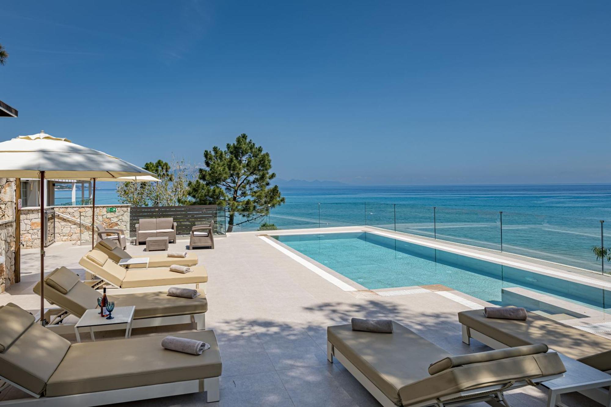 Addimare Sea View Villa, And Events Venue Alikész Kültér fotó